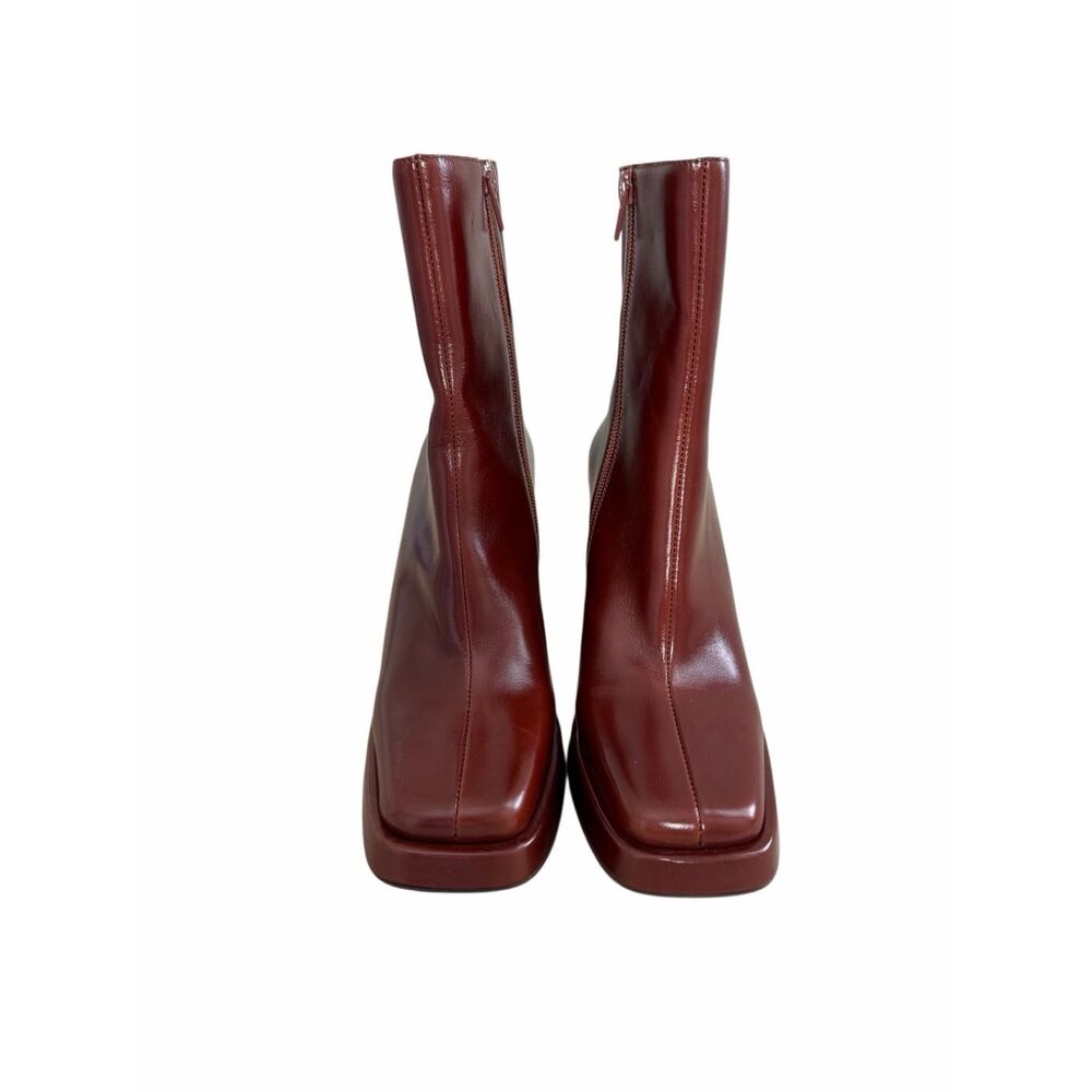 Jeffrey Campbell Maximal Boot In Brown Size 5 Lea… - image 4